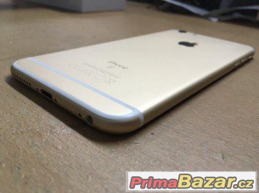iPhone 6S Plus 128GB gold, TOP stav, 3 měsíce záruka