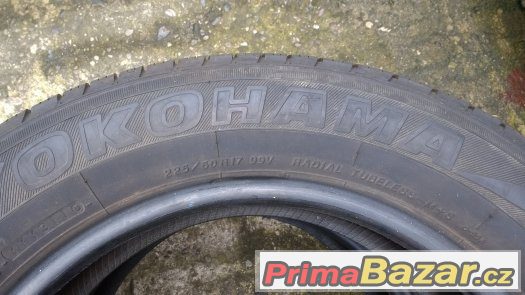 2ks letní pneu 225/60 R17 Yokohama Geolandar G95 cca 5mm