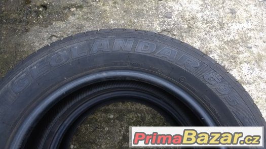 2ks letní pneu 225/60 R17 Yokohama Geolandar G95 cca 5mm