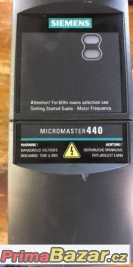 frekvenční měnič siemens micromaster 440
