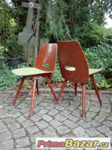 Retro židle / 60. léta / lízátka / brusel 58