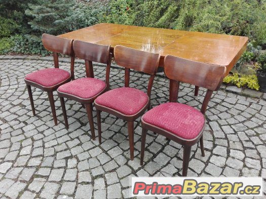 Jídelní sestava / židle / stůl / Thonet /