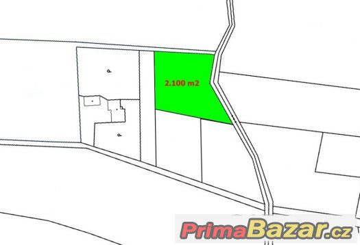 Prodej Stavební pozemek, 2.100 m2, Pazderna