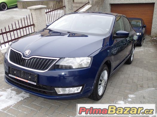 Škoda Rapid 1.6TDi 77kW aut. klima,Koup.ČR,1.majitel,Serv.kn