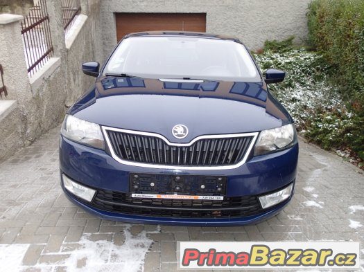 Škoda Rapid 1.6TDi 77kW aut. klima,Koup.ČR,1.majitel,Serv.kn