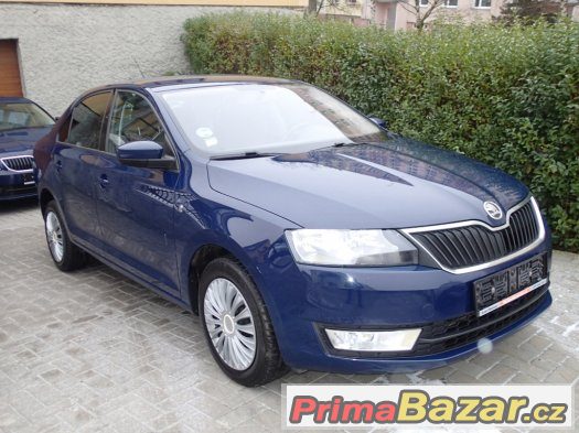 Škoda Rapid 1.6TDi 77kW aut. klima,Koup.ČR,1.majitel,Serv.kn