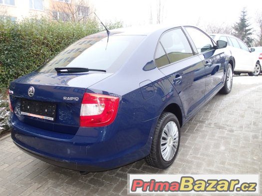 Škoda Rapid 1.6TDi 77kW aut. klima,Koup.ČR,1.majitel,Serv.kn