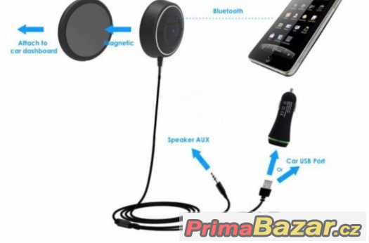 Aux Bluetooth adapter auto hudba handsfree