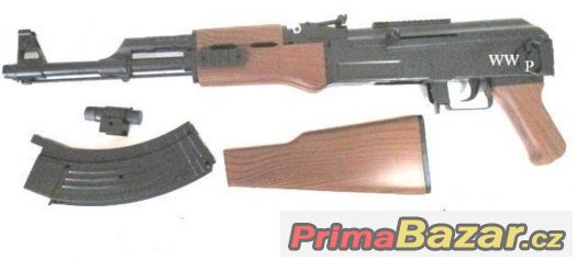 Samopal AK-47,kovové Typ P. 305 Kalašnikov manuál +dárek 1-D