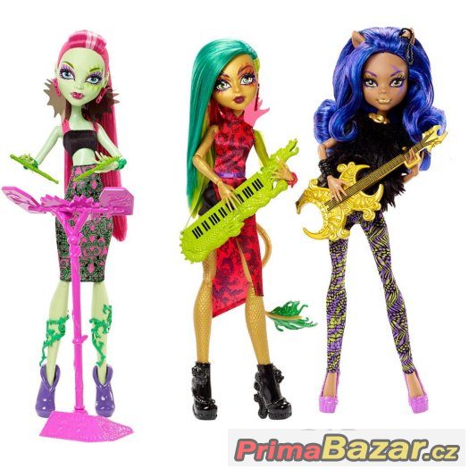 PANENKY MONSTER HIGH Trio Rockers VENUS CLAWDEEN JINAFIRE