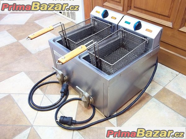GASTRO PROFI fritéza dvojitá ELFRAMO s vypouštěním