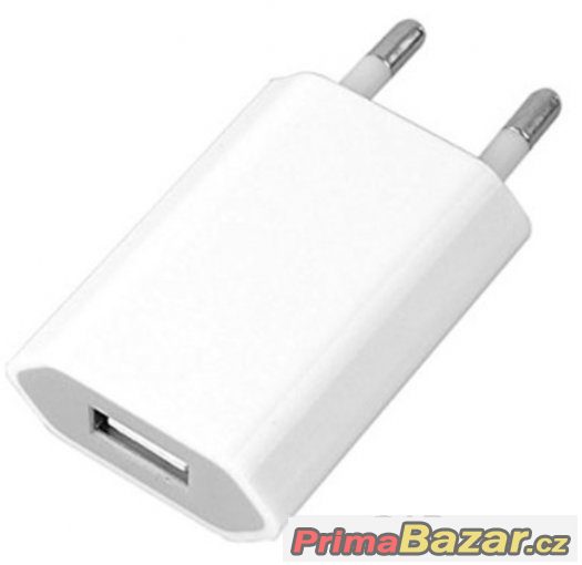 Univerzální USB síťový nabíjecí adaptér - bílý Univerzální USB síťový nabíjecí adaptér - bílý