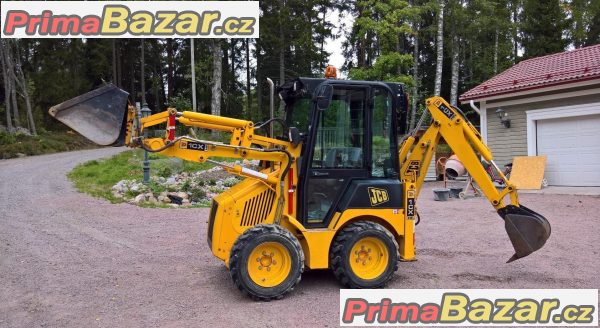 JCB 1CX traktorbagr smykem řízený nakladač