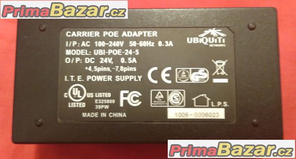 POE adaptér Ubiquiti POE-24 + ZDARMA kablíky!!!