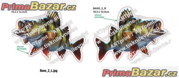 Rybářské samolepky na auto