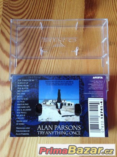 Alan Parsons - Try Anything Once (1993) - original MC kazeta Alan Parsons - Try Anything Once (1993) - original MC kazeta