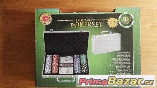 Prodám poker set NOVÝ  Krásný kufřík.