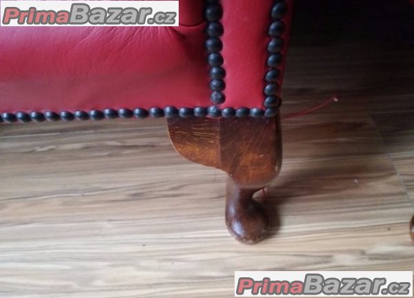 Originál Chesterfield ušáky Queen Anna