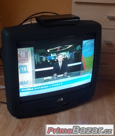 Barevný televizor JVC - dobrý stav, levně - SLEVA