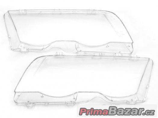 BMW E46 - Kryty (plexi) světel - NOVÉ - Face i Předface