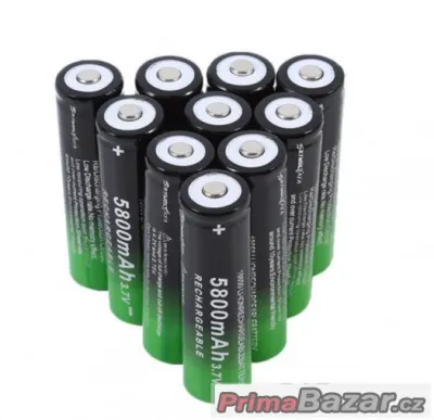 Nabíjecí baterie, model:18650, 5800mAh 3.7V