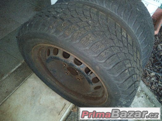 Punto 2, prodám 2 ks kol ,zimní pneu 4mm, 165/65R14