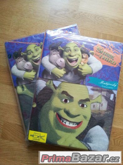 prodam-nove-povleceni-shrek-the-third-oranzovy