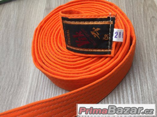 Prodam Karate pasky - bily, zluty a oranzovy