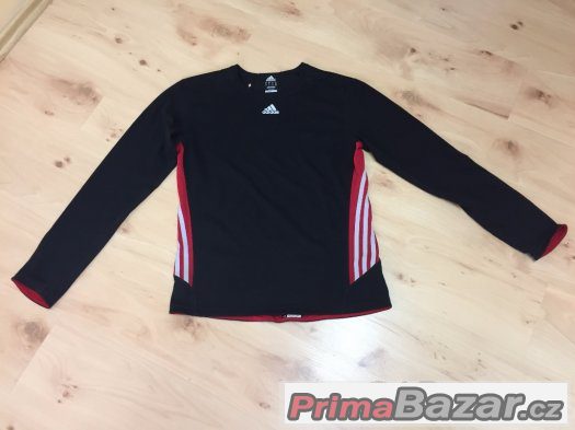 Adidas CLIMACOOL sportovni triko s dlouhym rukavem - cerne