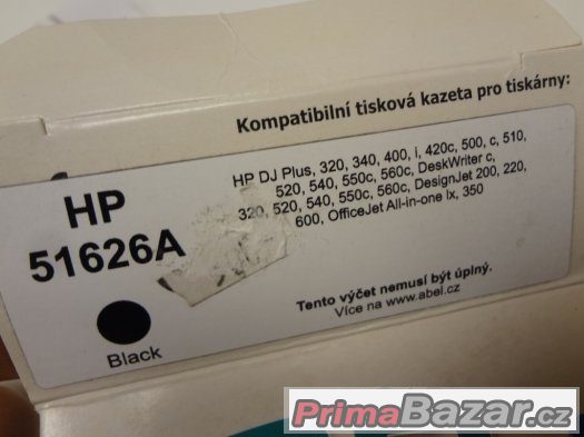 HP č. 26 51626A černá inkoust cartridge