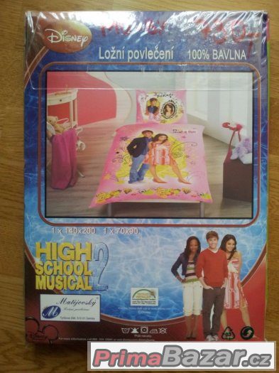 Prodám NOVÉ povlečení High school musical 2 Prodám NOVÉ povlečení High school musical 2