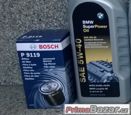 BMW E46 320D - olejový filtr Bosch