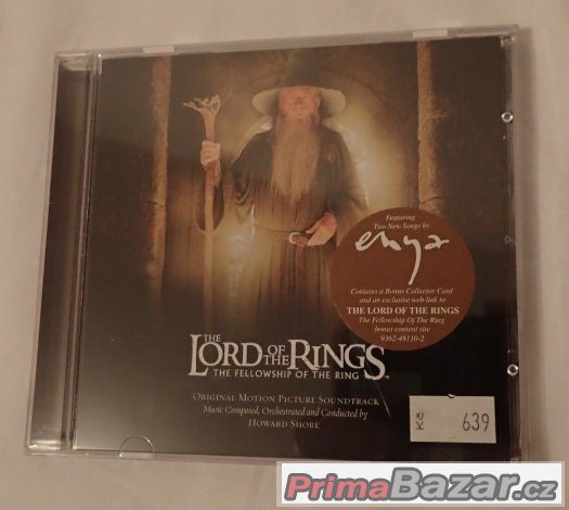 Prodám CD soundtrack Pán prstenů: Společenstvo prstenu