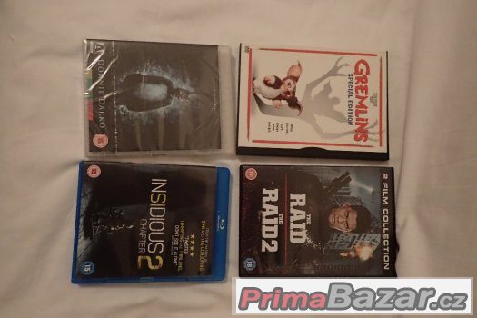 Prodám DVD a BD filmy