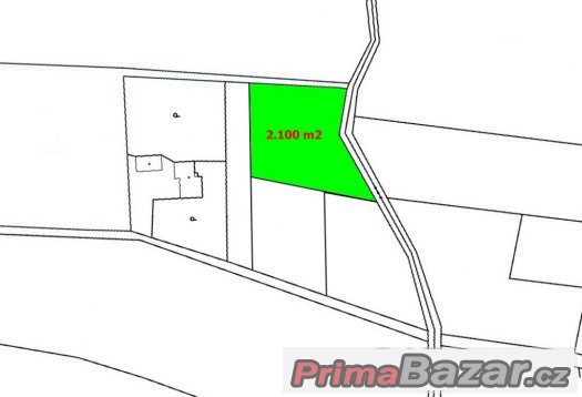 Prodej Stavební pozemek, 2.100 m2, Pazderna