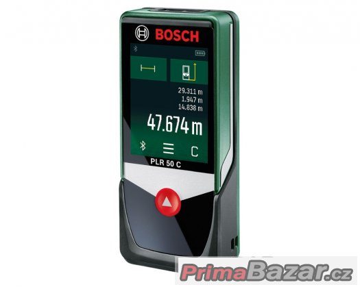 Bosch PLR 50 C laserový dálkoměr, bluetooth, App NOVÉ ZÁRUKA
