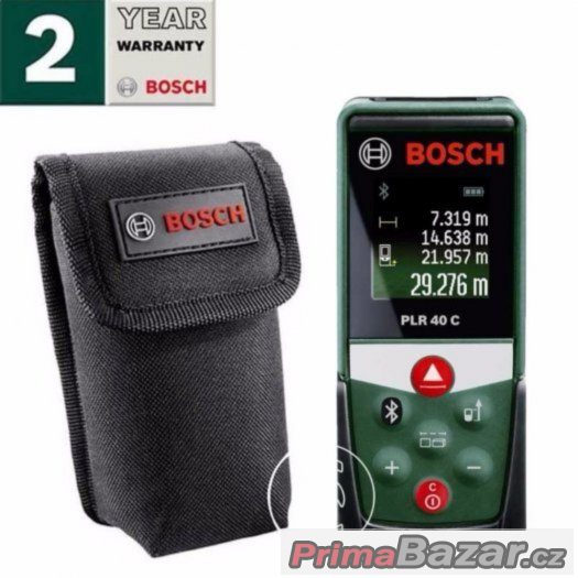 Bosch PLR 40 C laserový dálkoměr, bluetooth, App NOVÉ ZÁRUK