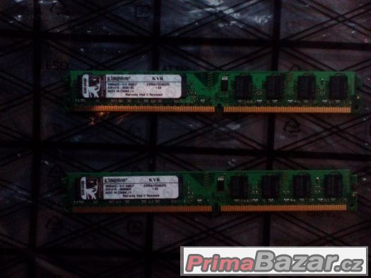 Funkční paměti DDR2 - 2x2GB, 2x1GB, 2x1GB+2x512MB