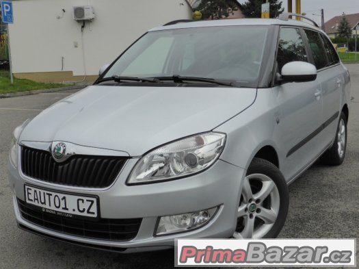 ŠKODA FABIA 2 COMBI 2012 1.2TSI 63KW 8xBAG VYHŘÍVANÉ SEDAČKY