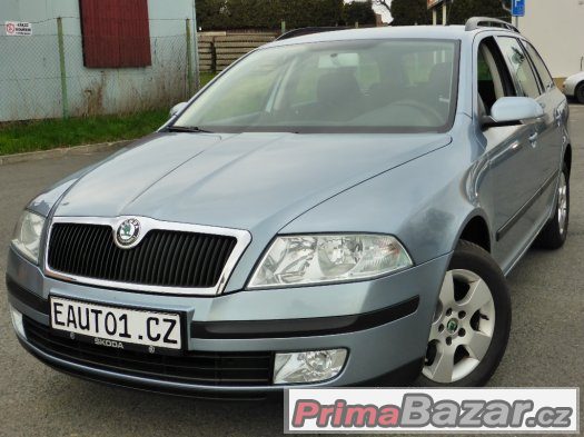 ŠKODA OCTAVIA2 1.9TDI 77kW ESP EDS PDC 10xBAG VÝHŘEV SEDAČEK