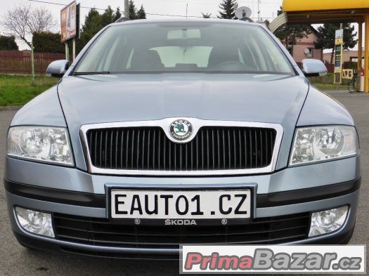 ŠKODA OCTAVIA2 1.9TDI 77kW ESP EDS PDC 10xBAG VÝHŘEV SEDAČEK