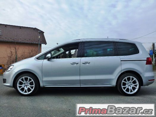 VW SHARAN 2012 TDI 125kW Tažné Bixenon Kůže 11Bag XDS ALU18