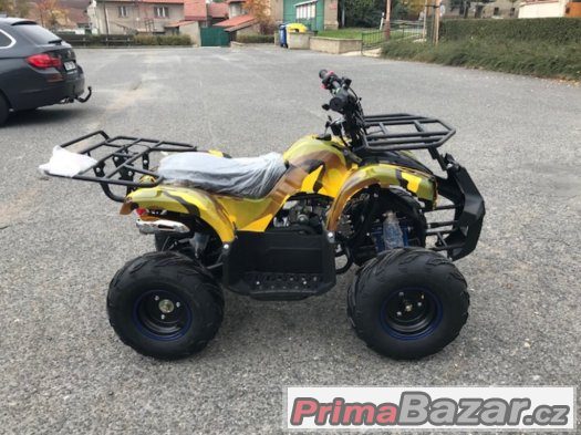 Dětská čtyřkolka Hummer 125cc -žlutý maskáč