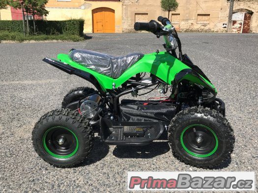 Dětská elektro čtyřkolka Racer 800w -zelená