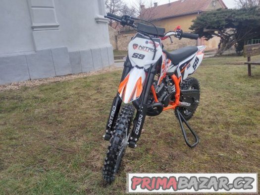 Dětská cross Nitro NRG GTS 14x12 oranžová 9PS