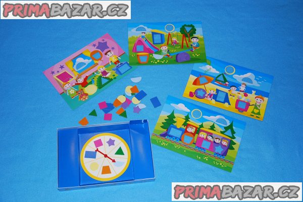 Vzdělávací hra - Barvy a tvary, pro děti od 2-6 let