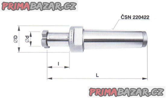 Frézovací trn 5x40x74 s kužel. stopkou MORSE (NOVÝ)
