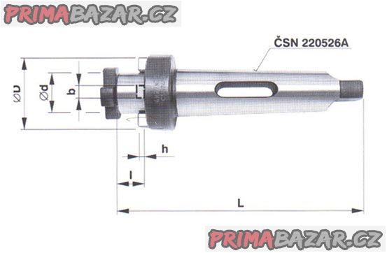 Frézovací trn 5x32 s kužel. stopkou MORSE (NOVÝ)