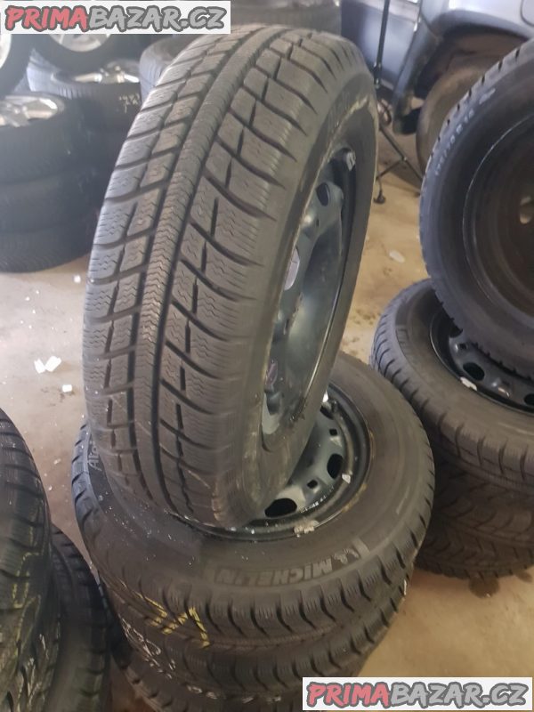 plechové disky plecháče 5x100 s pneu michelin 5jx14 et35