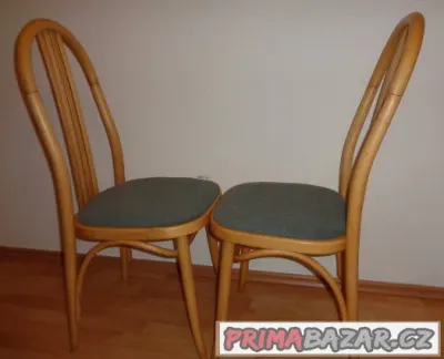 Krásné nově přečalouněné "bukové židle Ton"